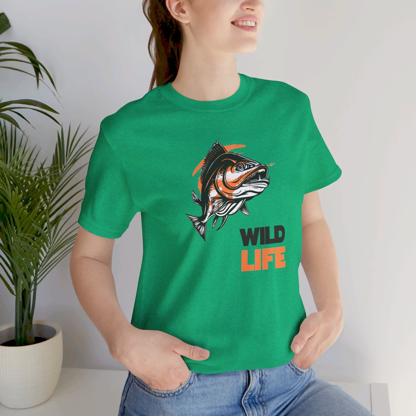 Fishing/ Wild Life Unisex Jersey Short Sleeve Tee