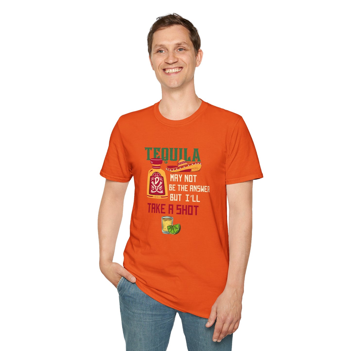 Tequila Take a Shot Unisex Softstyle T-Shirt