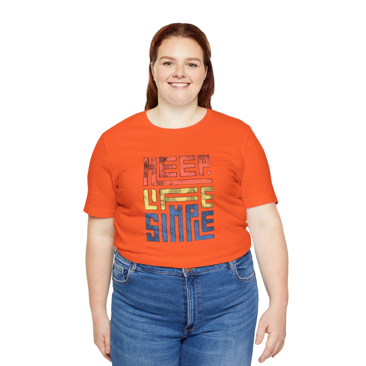 Keep Life Simple Unisex Jersey Short Sleeve Tee