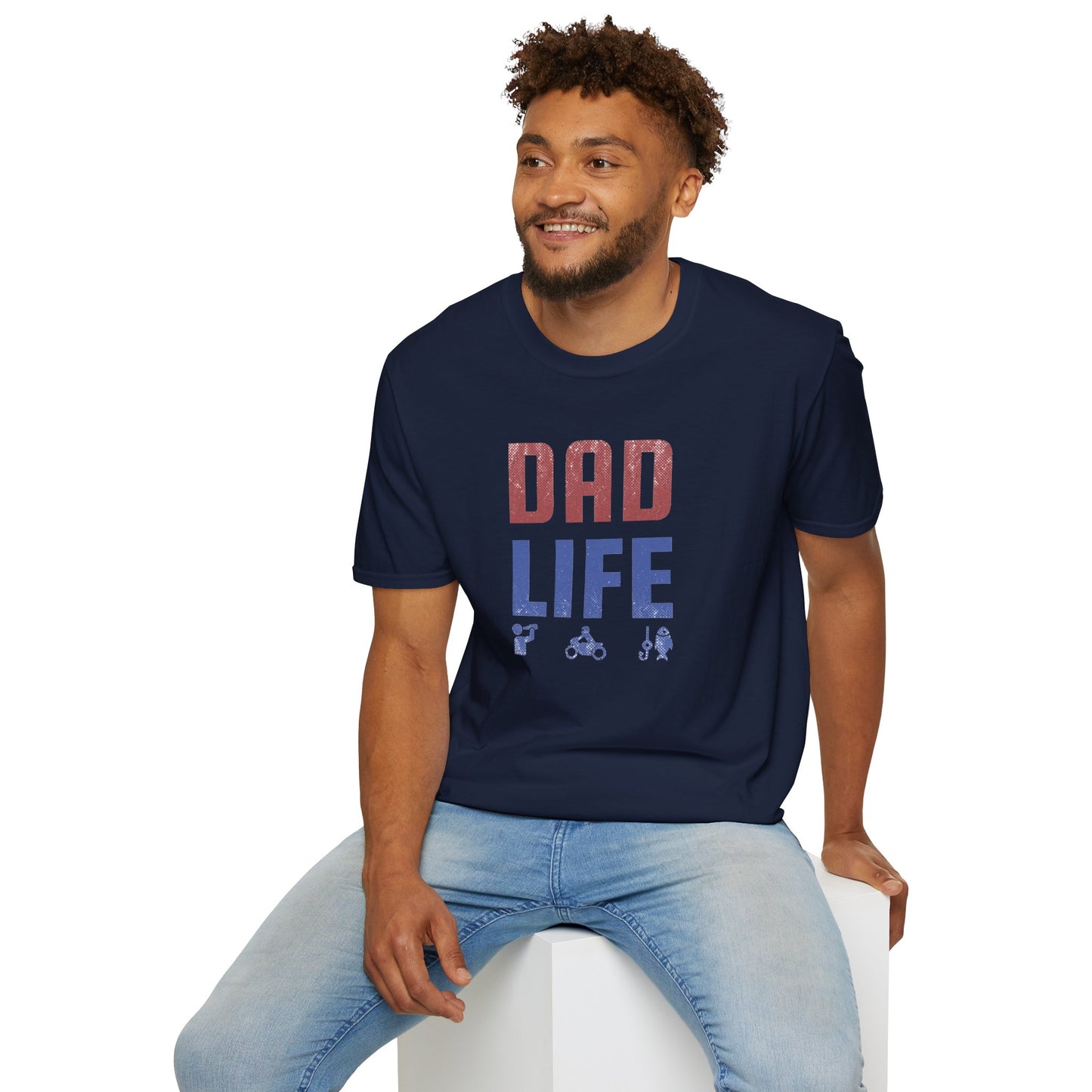 Dad Life Unisex Softstyle T-Shirt