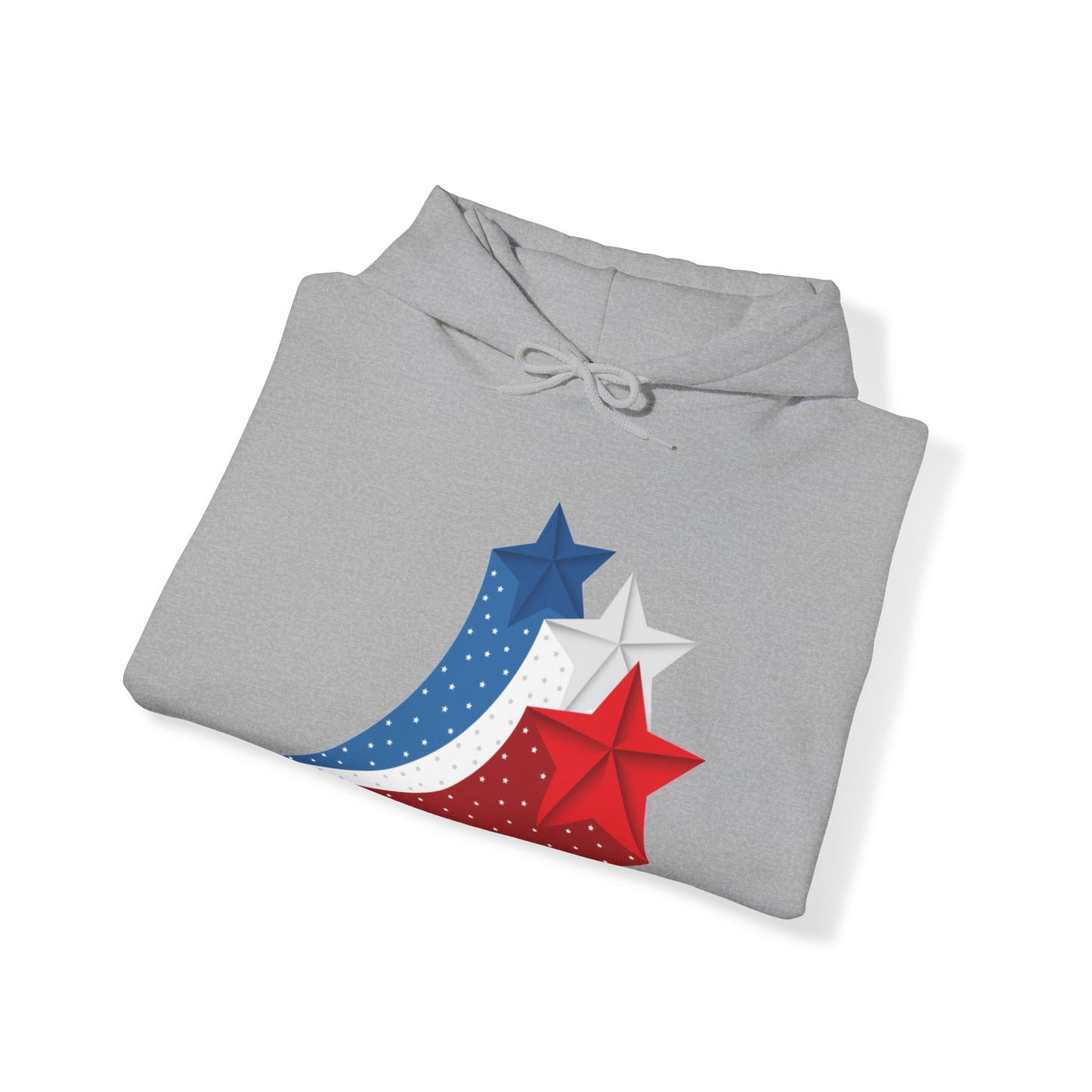 Red White Blue Stars Unisex Heavy Blend™ Hooded Sweatshirt