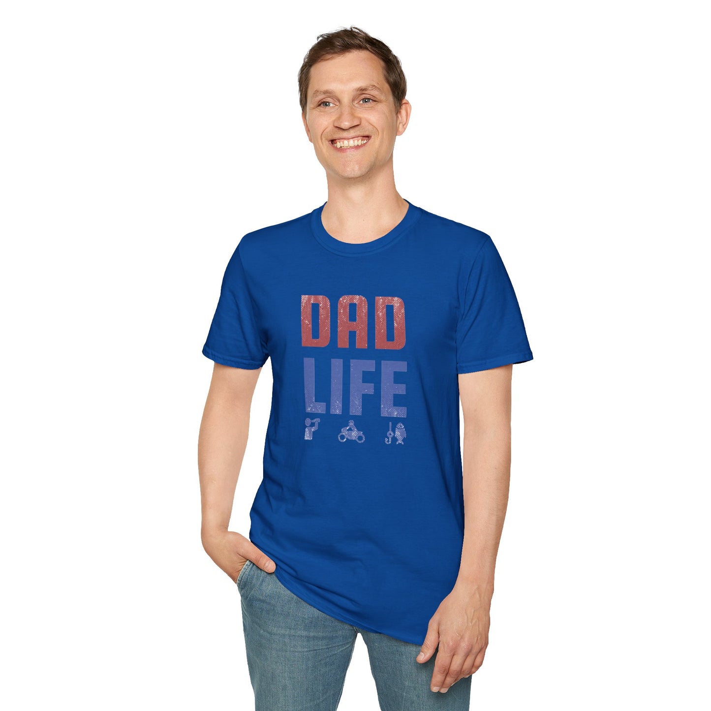 Dad Life Unisex Softstyle T-Shirt