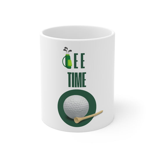 Golf/ Tee Time Mug 11oz