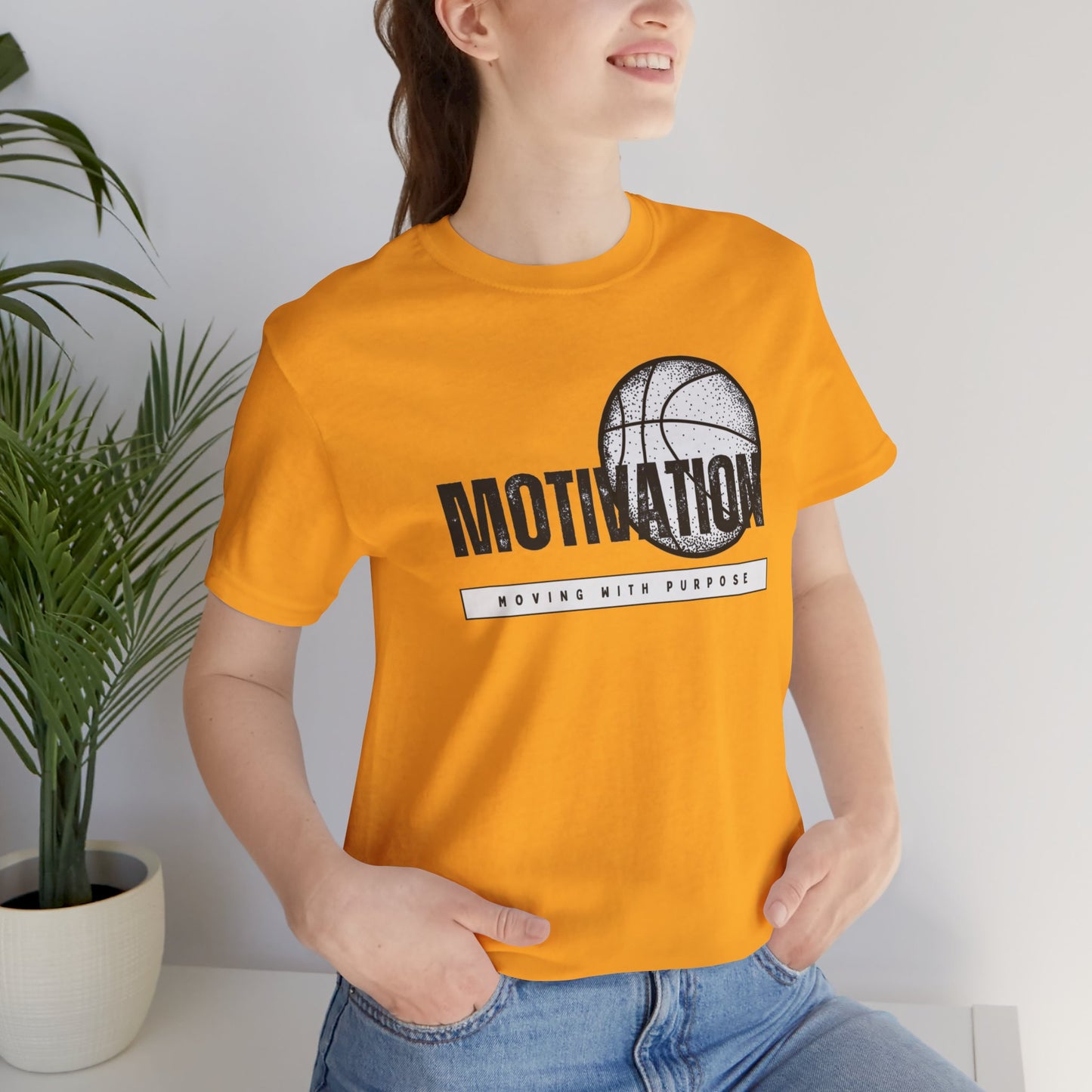 Basketball Motivation Unisex Jersey Short Sleeve Tee