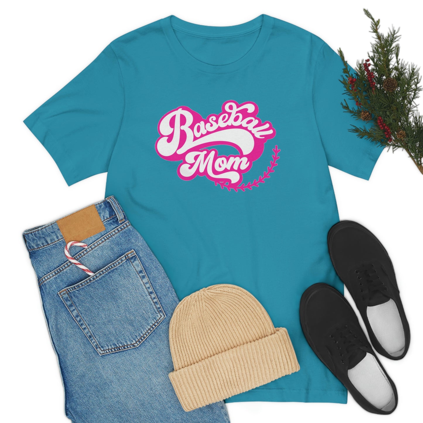 Baseball Mom Unisex Jersey Short Sleeve Tee