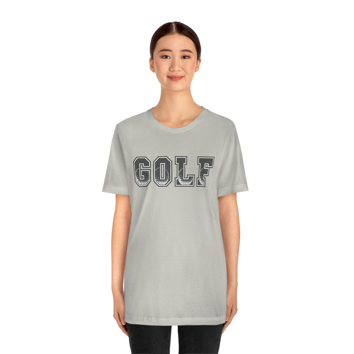 Golf Grey Unisex Jersey Short Sleeve Tee