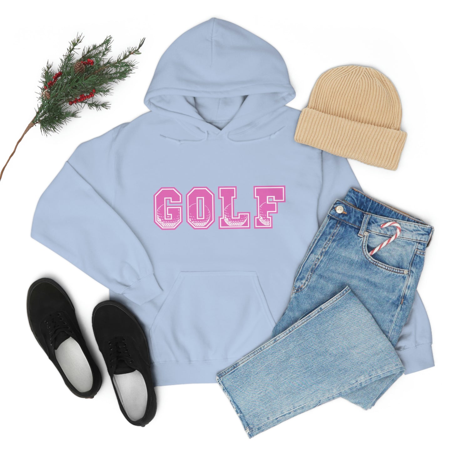 Golf Pink Unisex Heavy Blend™ Hooded Sweatshirt