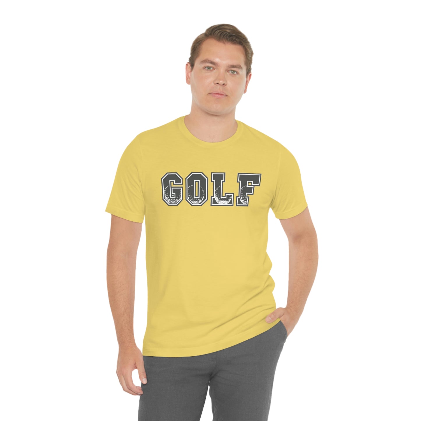 Golf Grey Unisex Jersey Short Sleeve Tee