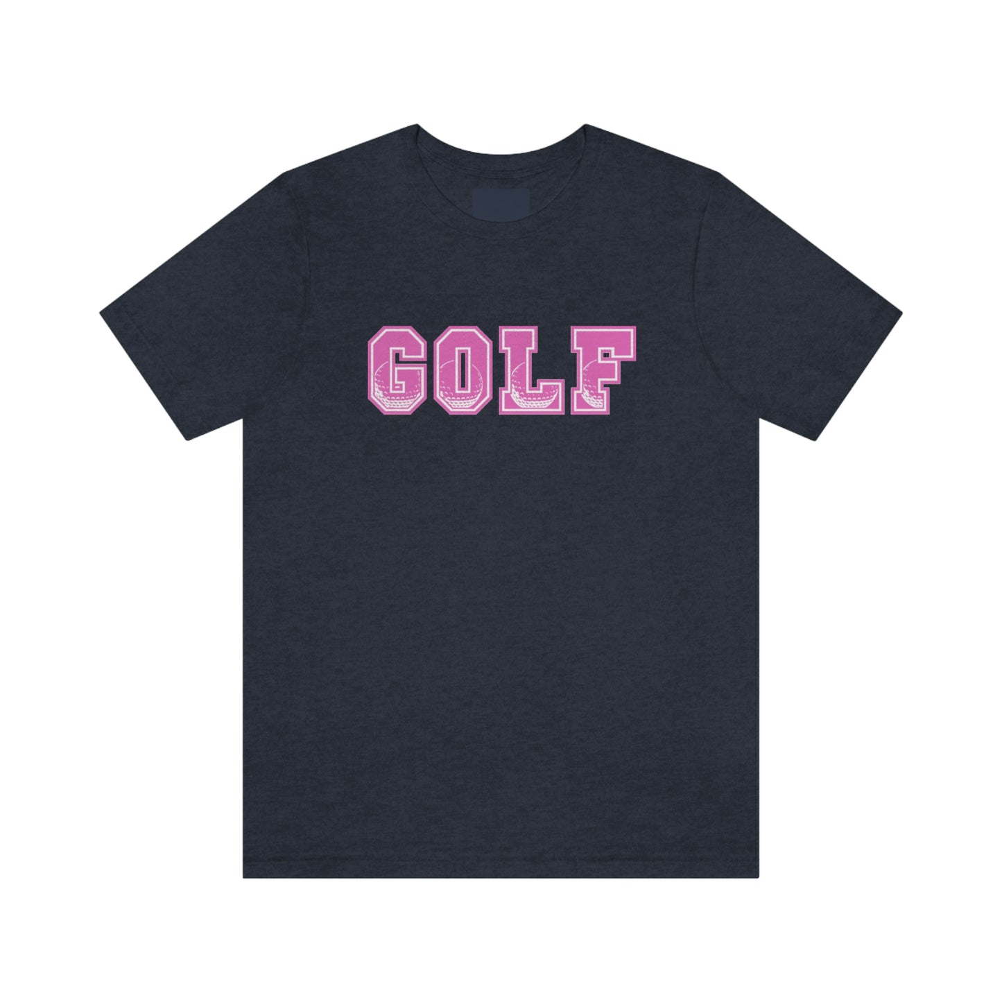 Golf Pink Unisex Jersey Short Sleeve Tee