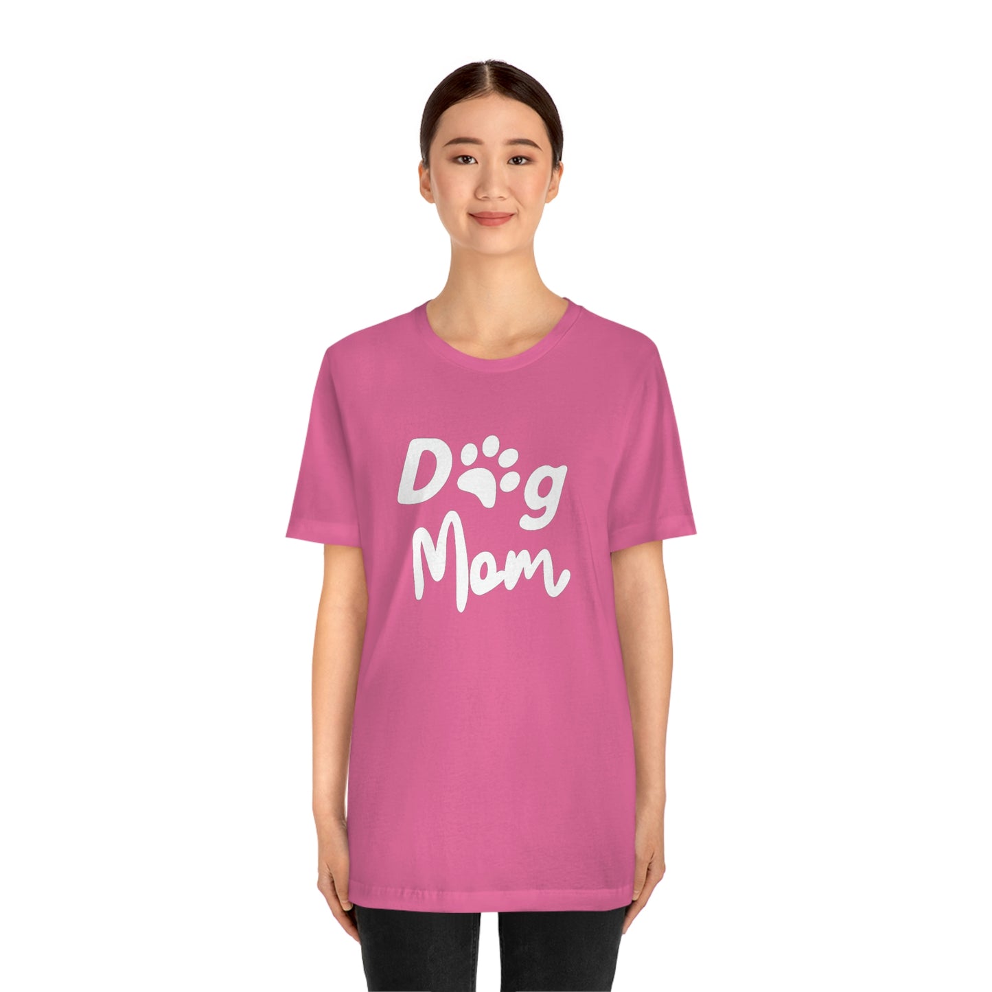 Dog Mom Unisex Jersey Short Sleeve Tee