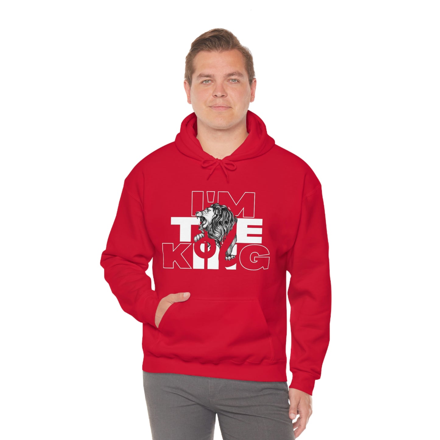 I'm The King Unisex Heavy Blend™ Hooded Sweatshirt