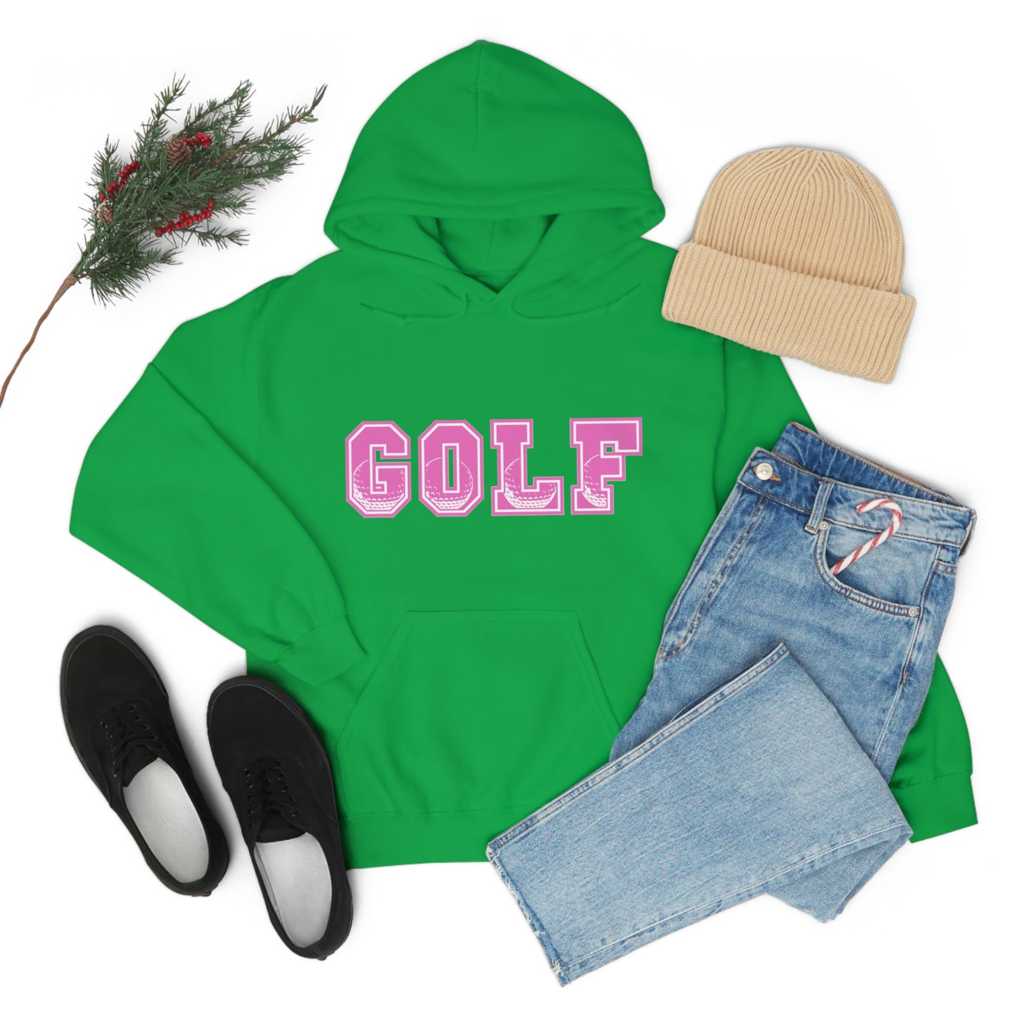 Golf Pink Unisex Heavy Blend™ Hooded Sweatshirt