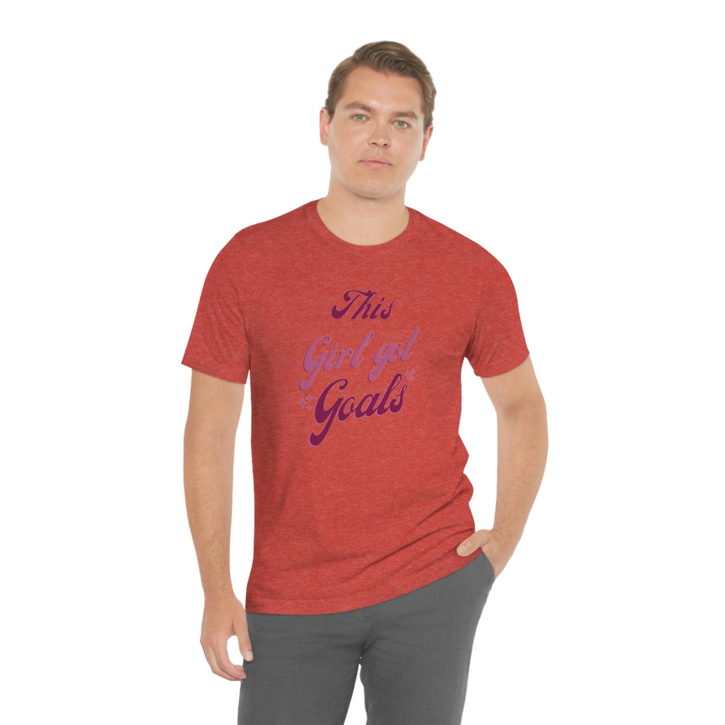 This Girl Got Goals Unisex Jersey Short Sleeve Tee