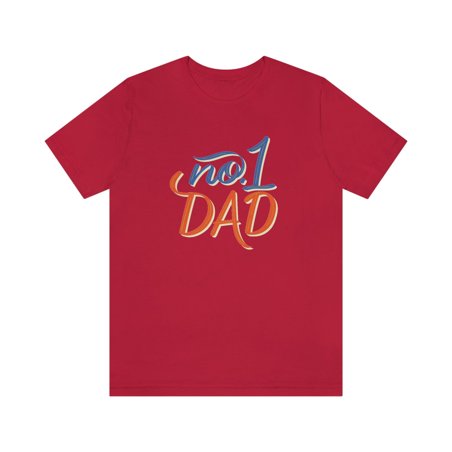 #1 Dad Unisex Jersey Short Sleeve Tee