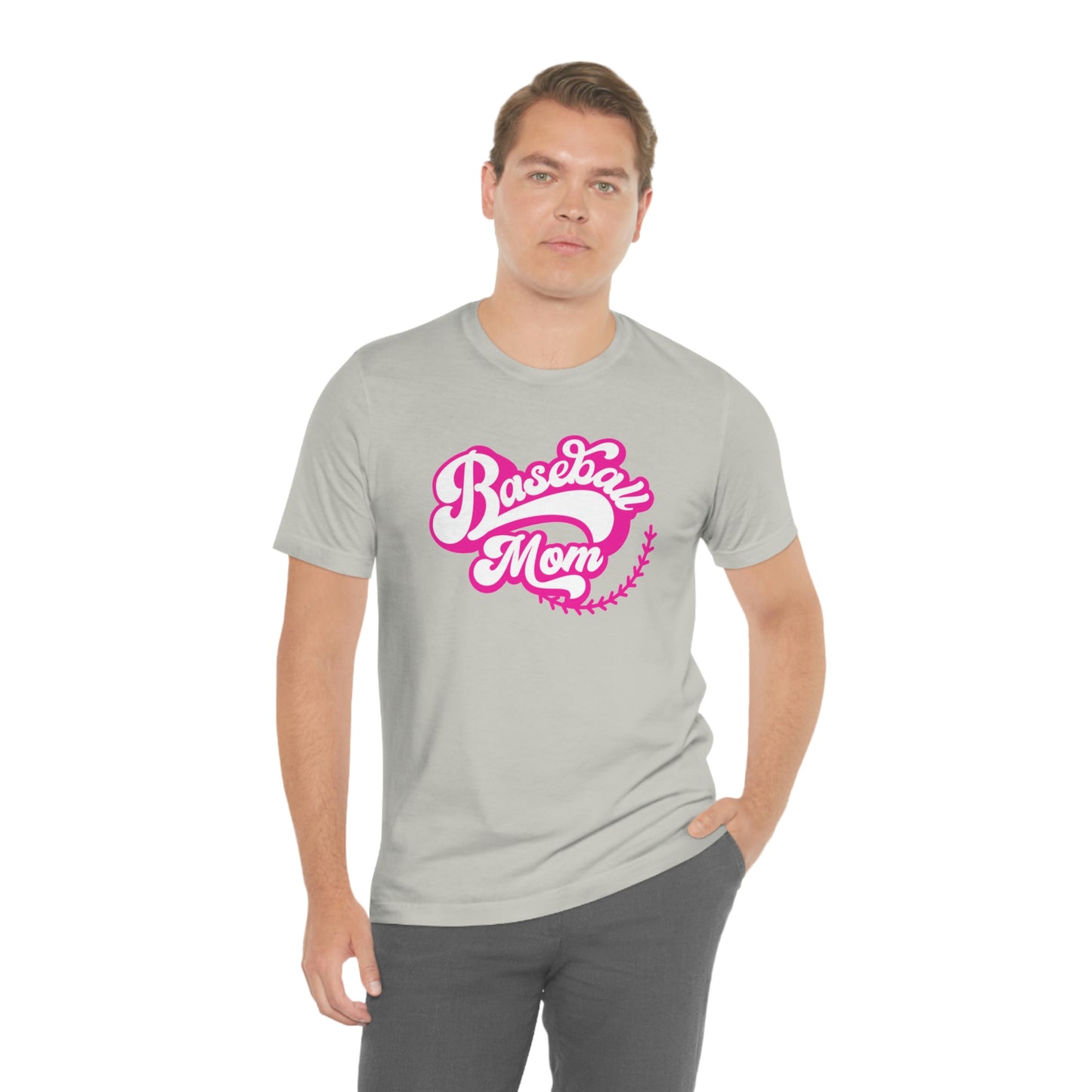 Baseball Mom Unisex Jersey Short Sleeve Tee