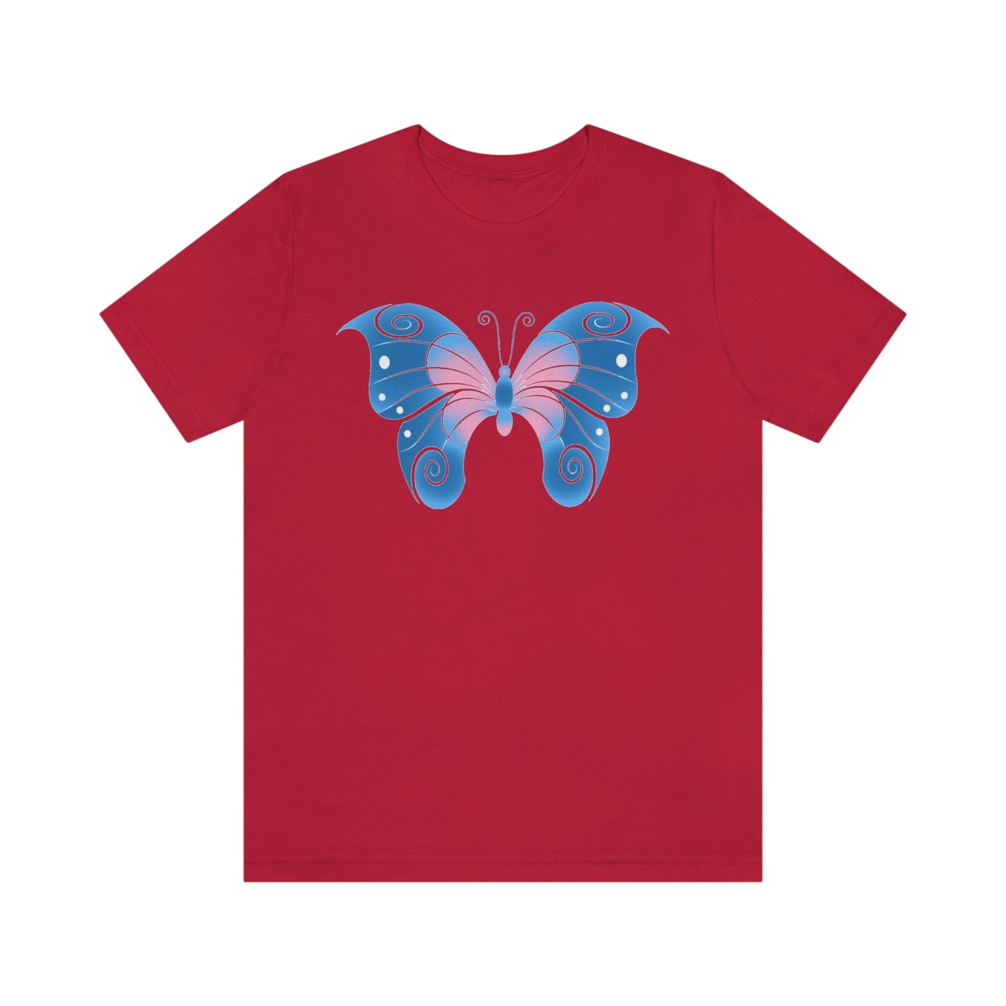 Butterfly Blue Unisex Jersey Short Sleeve Tee