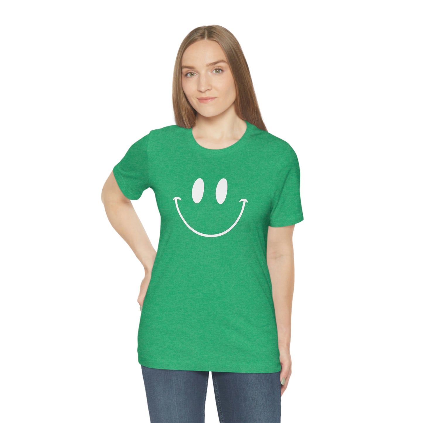 Smiley Face Unisex Jersey Short Sleeve Tee