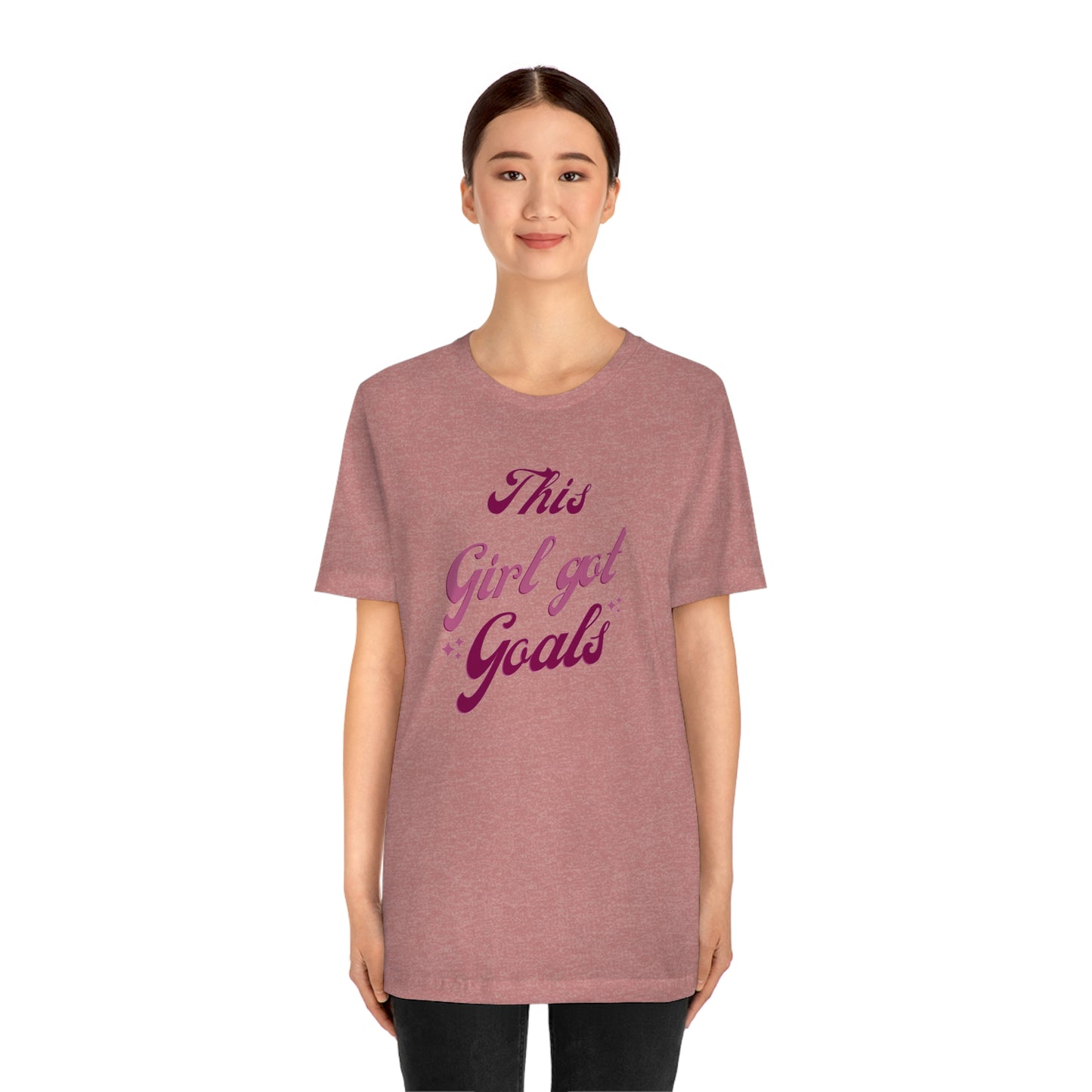 This Girl Got Goals Unisex Jersey Short Sleeve Tee