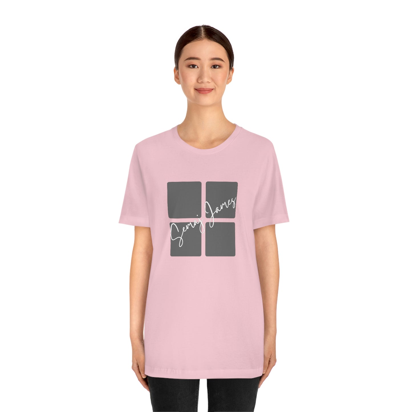 Broken Square Semaj James Unisex Short Sleeve Tee