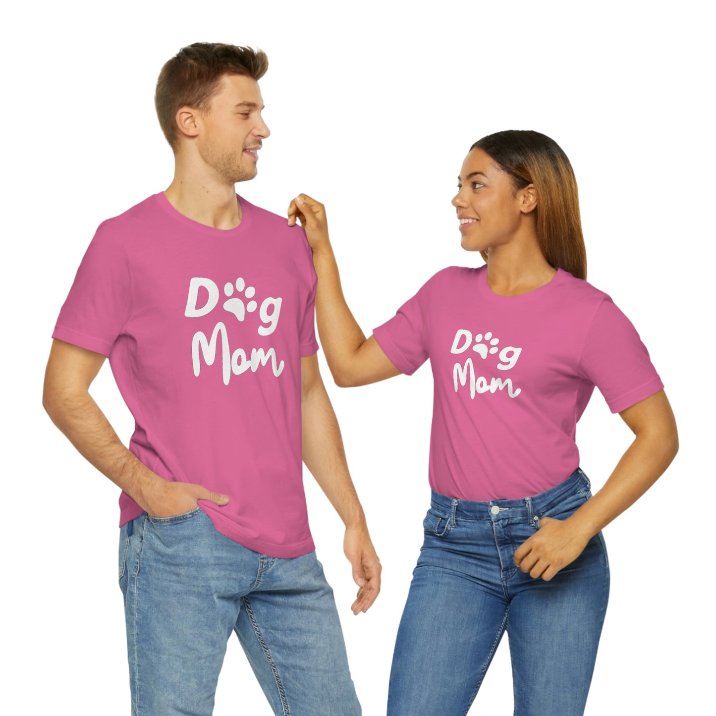 Dog Mom Unisex Jersey Short Sleeve Tee