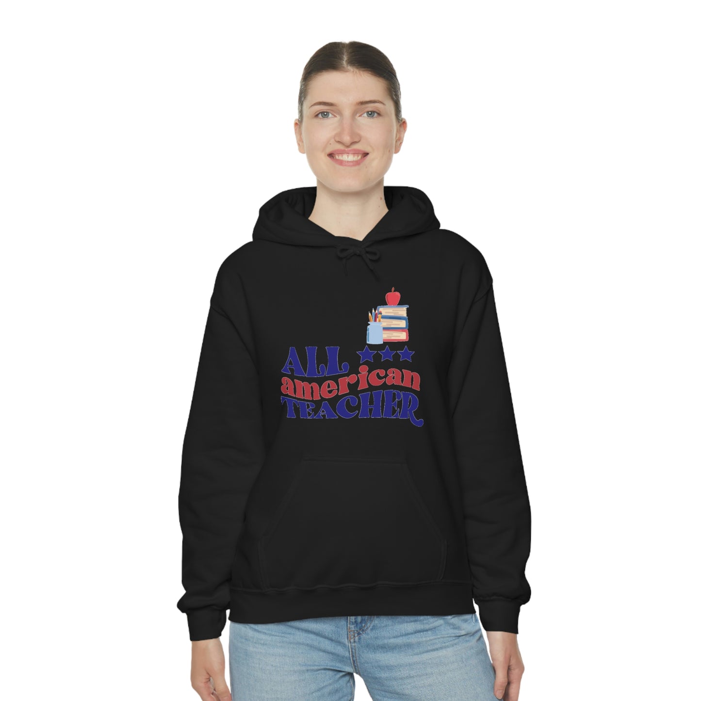 All American Teacher Unisex Heavy Blend™ Hooded Sweatshirt