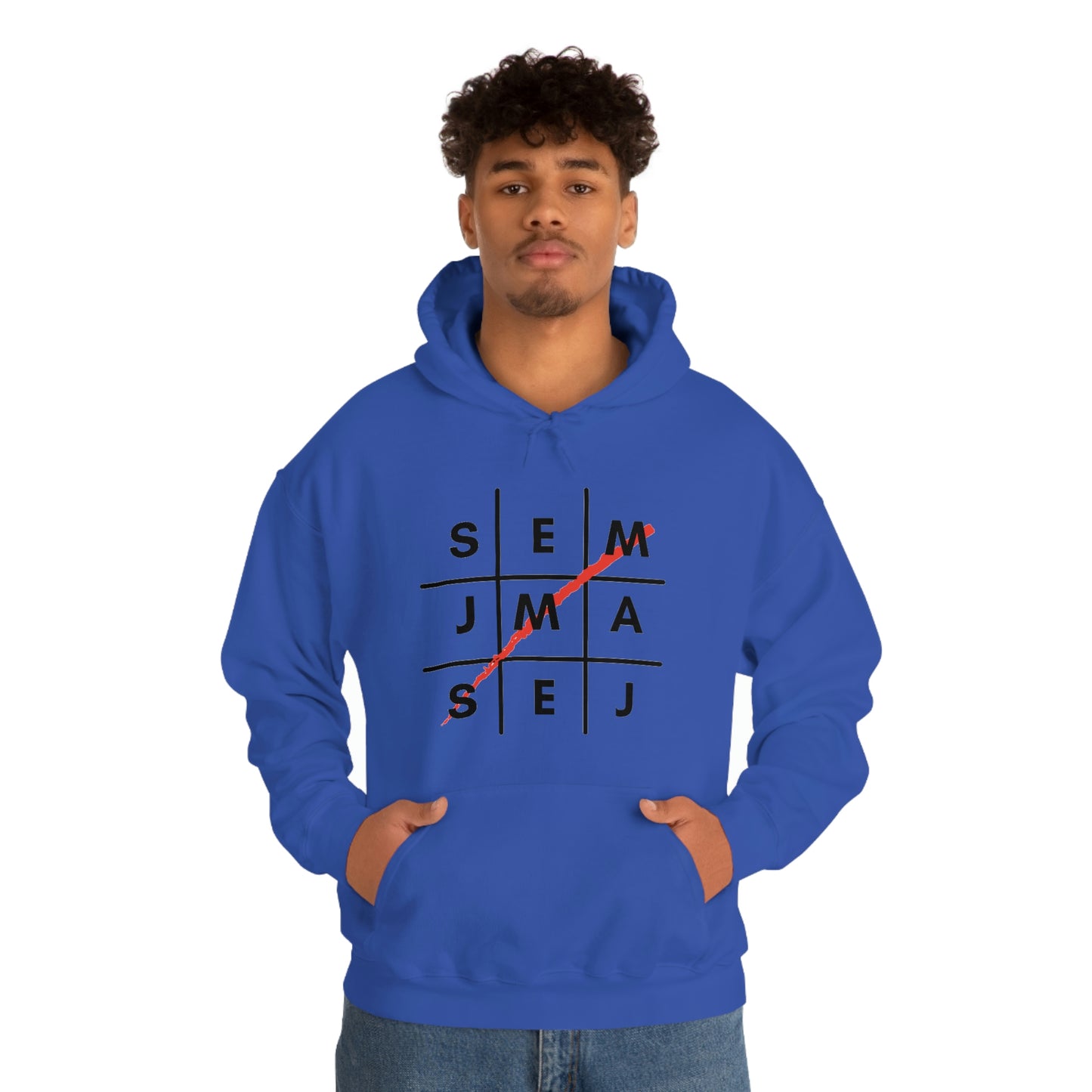 Semaj James Tic Tac Toe Unisex Heavy Blend™ Hooded Sweatshirt