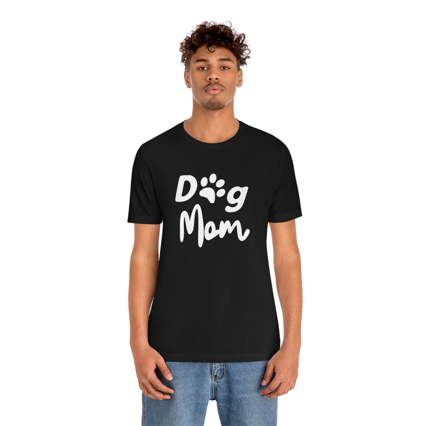 Dog Mom Unisex Jersey Short Sleeve Tee