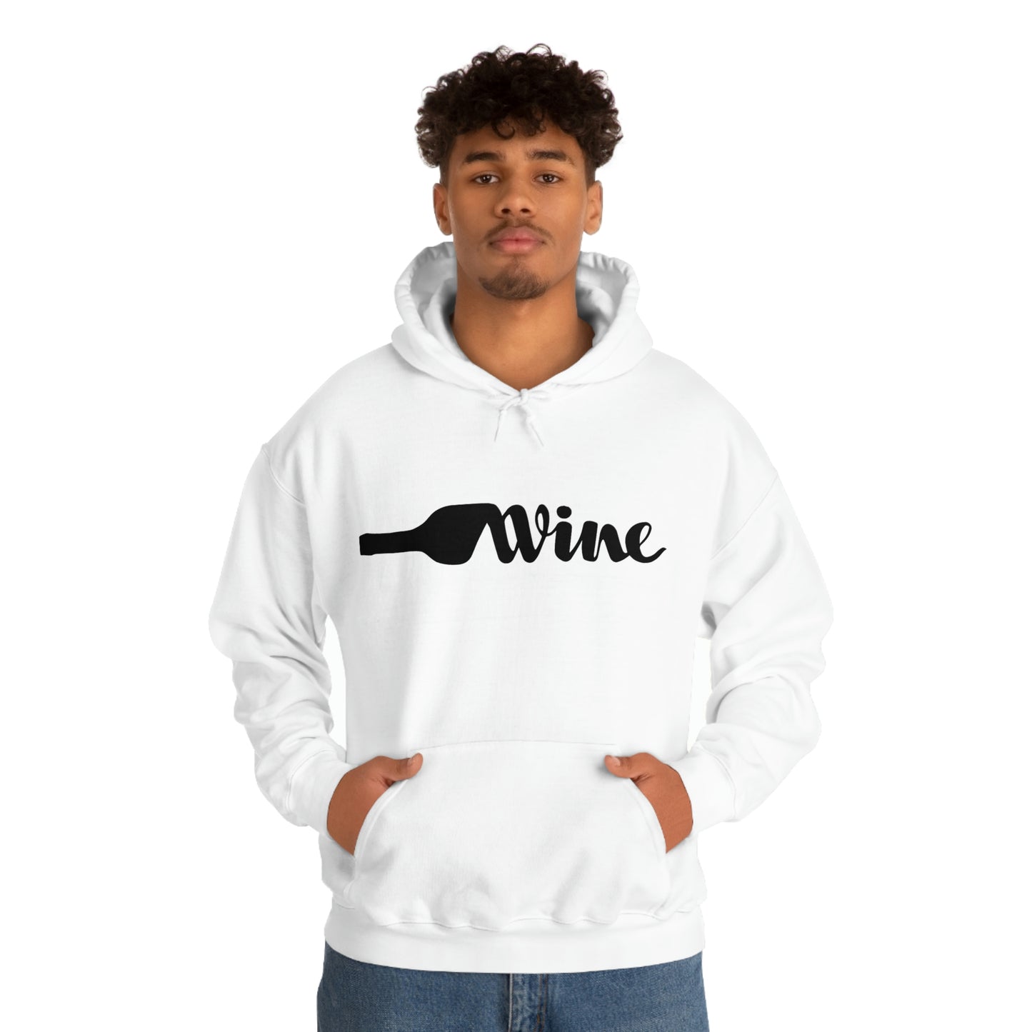 Wine Unisex Heavy Blend™ Hooded Sweatshirt