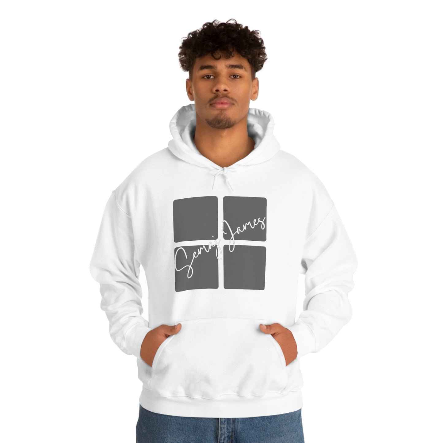 Broken Square Semaj James Unisex Heavy Blend™ Hooded Sweatshirt