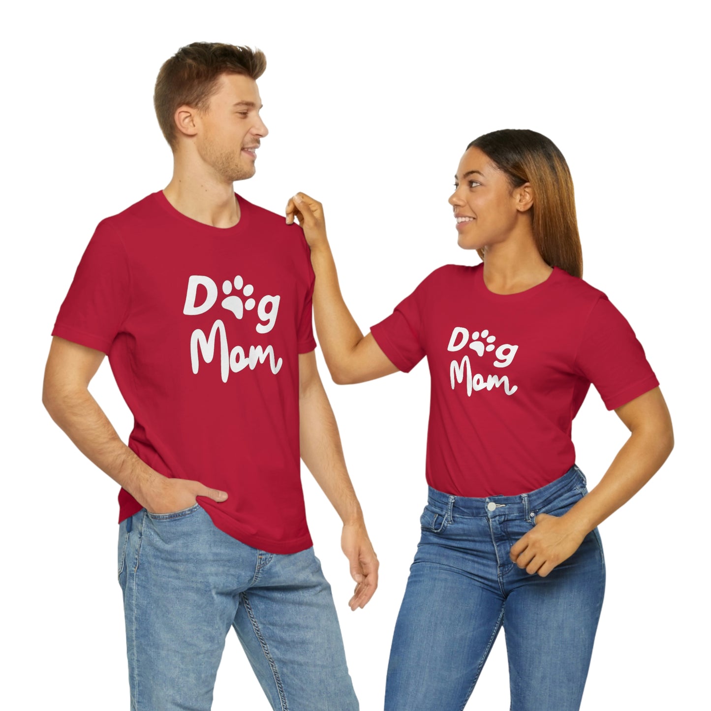 Dog Mom Unisex Jersey Short Sleeve Tee