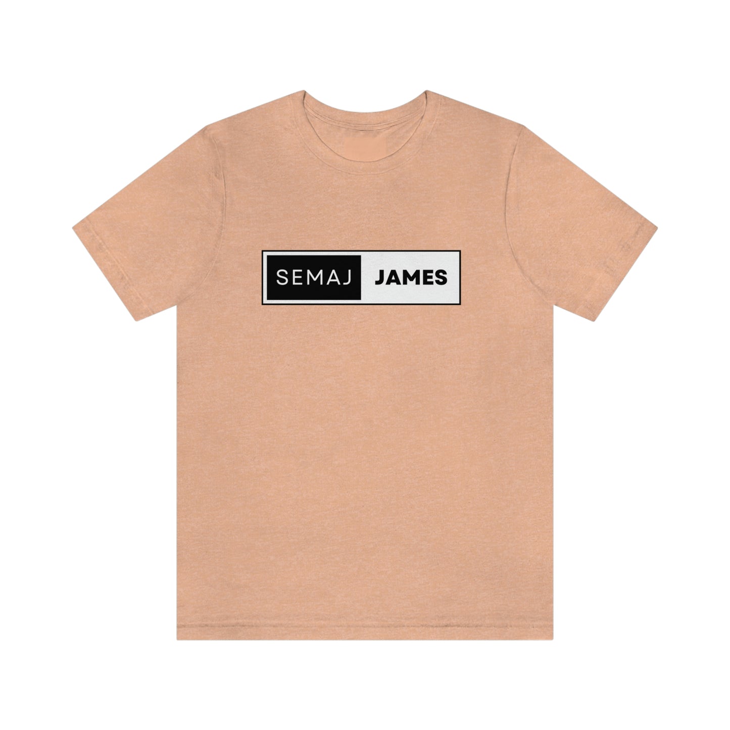 Semaj James BlacK & White Unisex Jersey Short Sleeve Tee