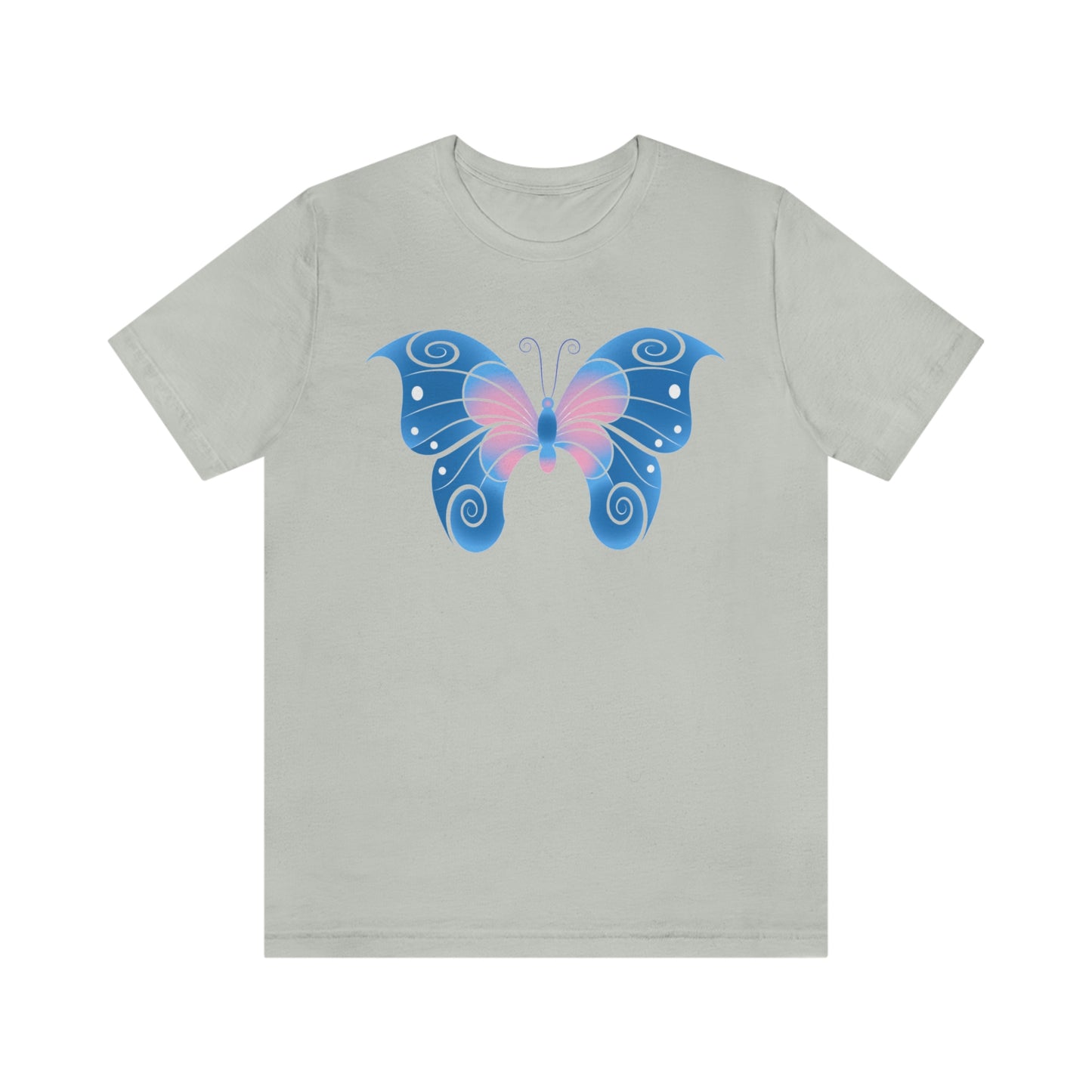 Butterfly Blue Unisex Jersey Short Sleeve Tee