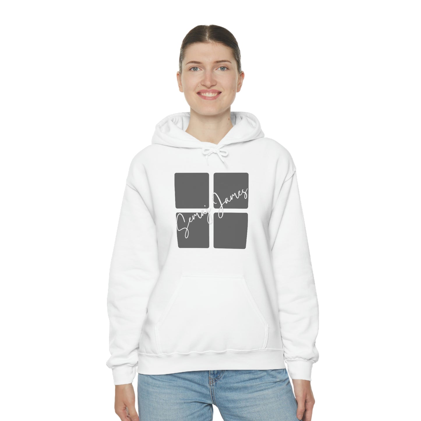 Broken Square Semaj James Unisex Heavy Blend™ Hooded Sweatshirt