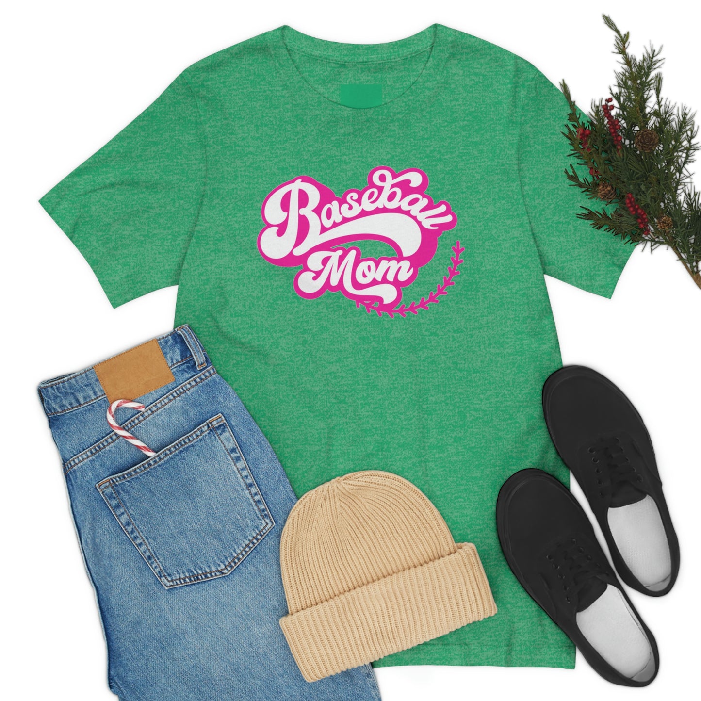 Baseball Mom Unisex Jersey Short Sleeve Tee