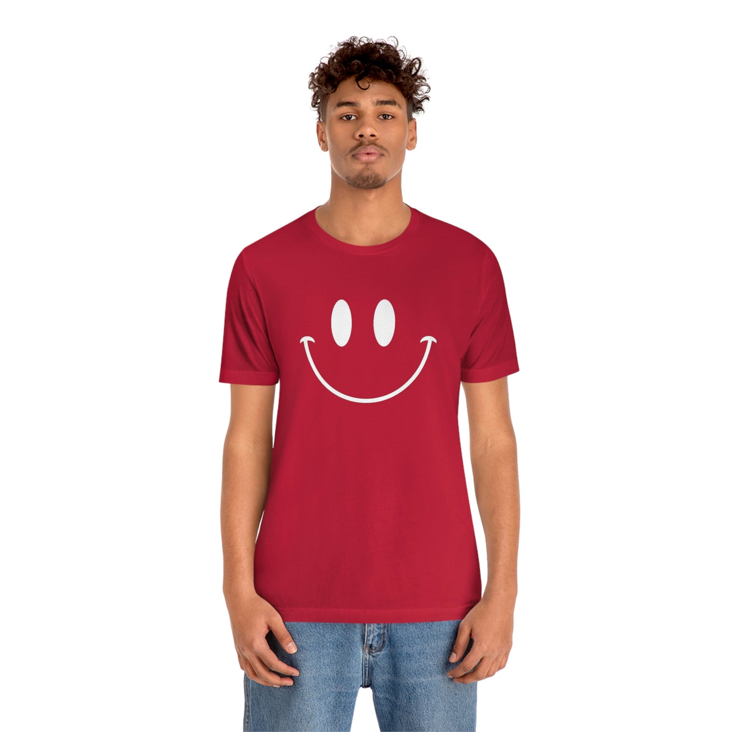 Smiley Face Unisex Jersey Short Sleeve Tee