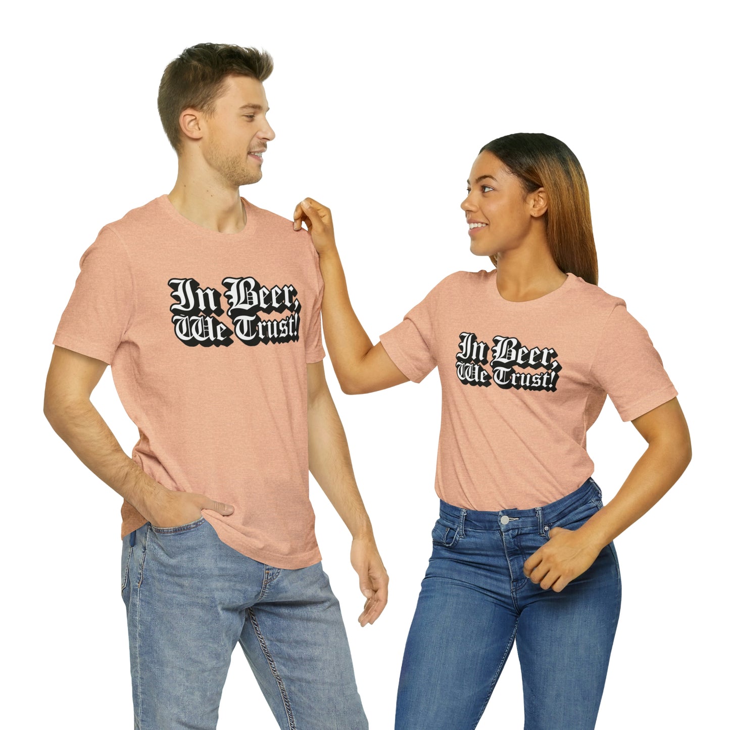 In Beer We Trust Unisex Jersey Short Sleeve Tee