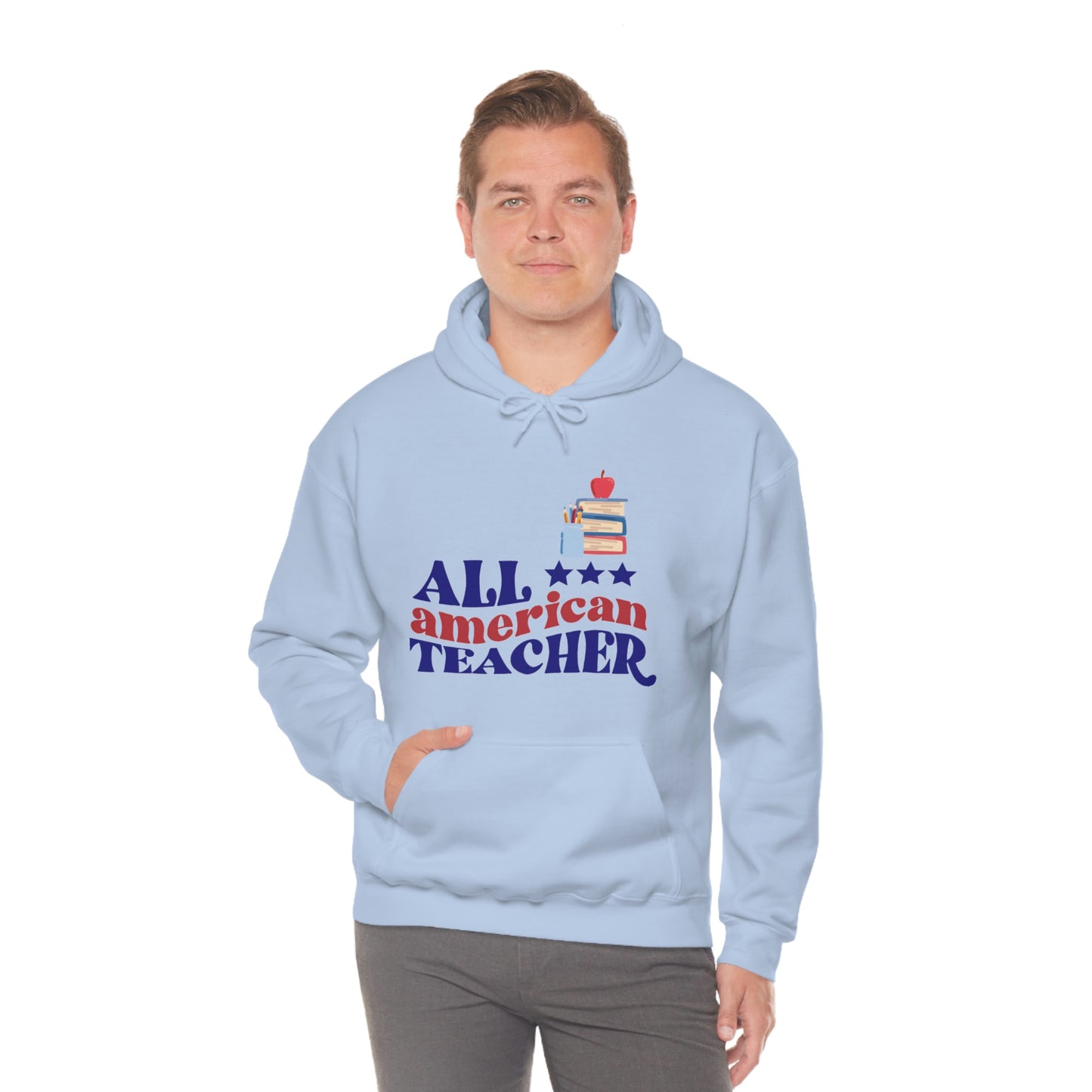 All American Teacher Unisex Heavy Blend™ Hooded Sweatshirt