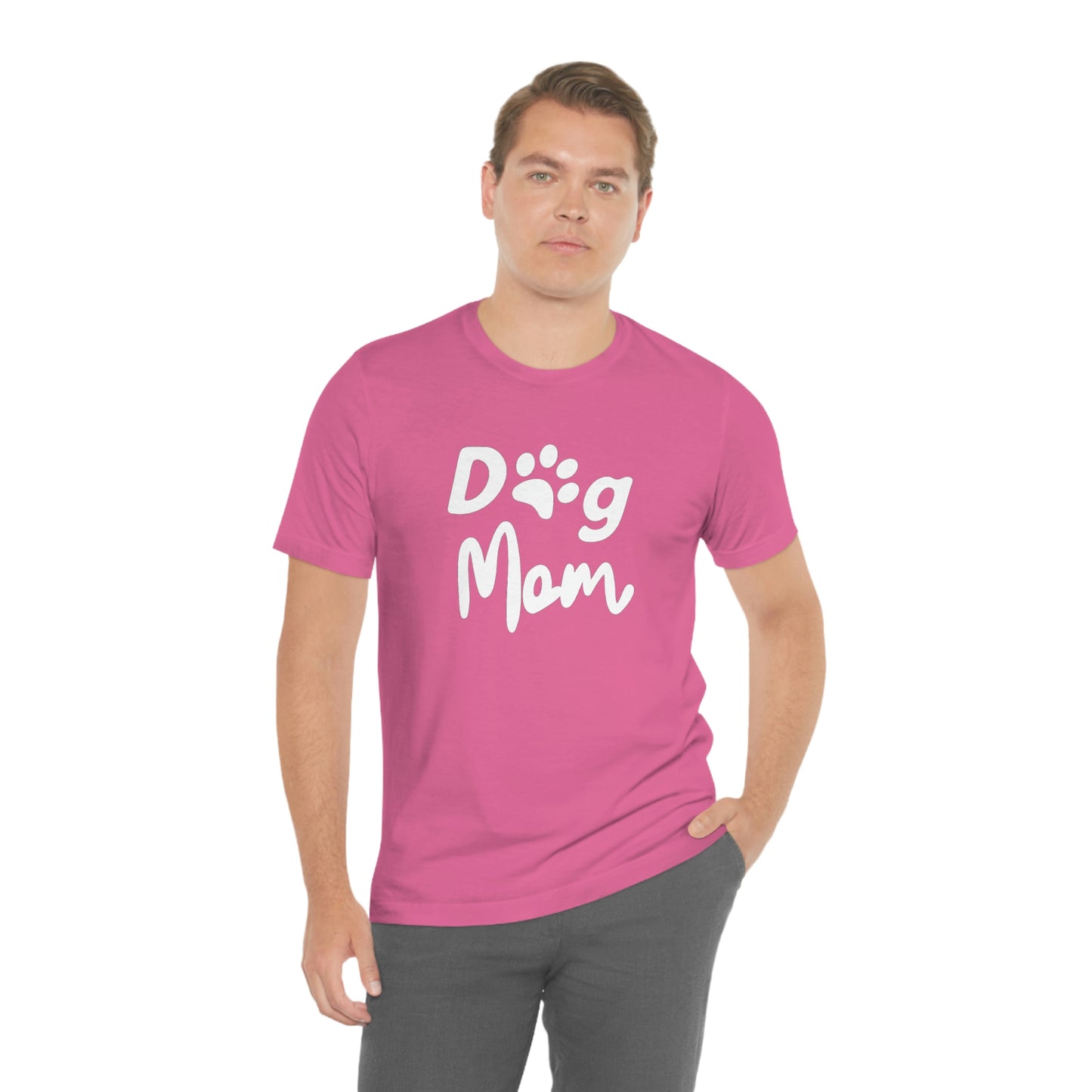 Dog Mom Unisex Jersey Short Sleeve Tee