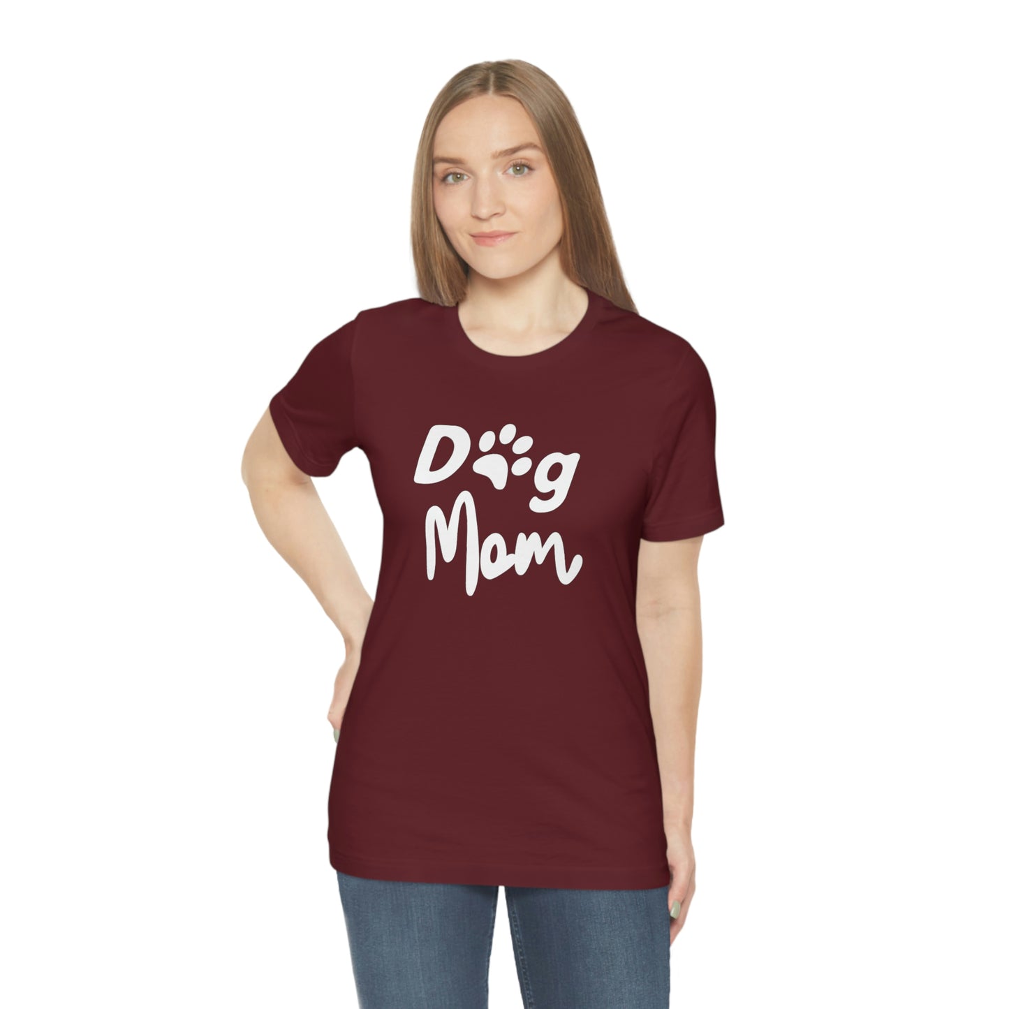 Dog Mom Unisex Jersey Short Sleeve Tee