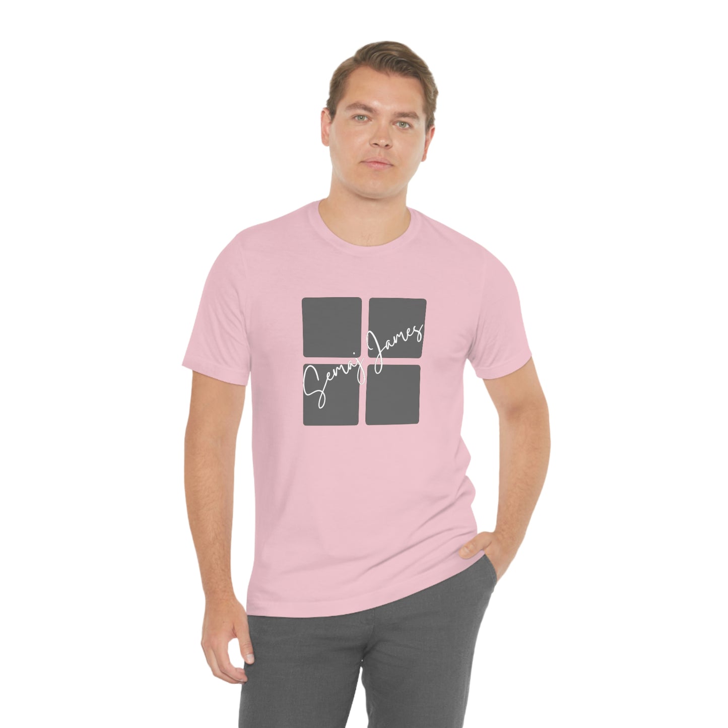 Broken Square Semaj James Unisex Short Sleeve Tee