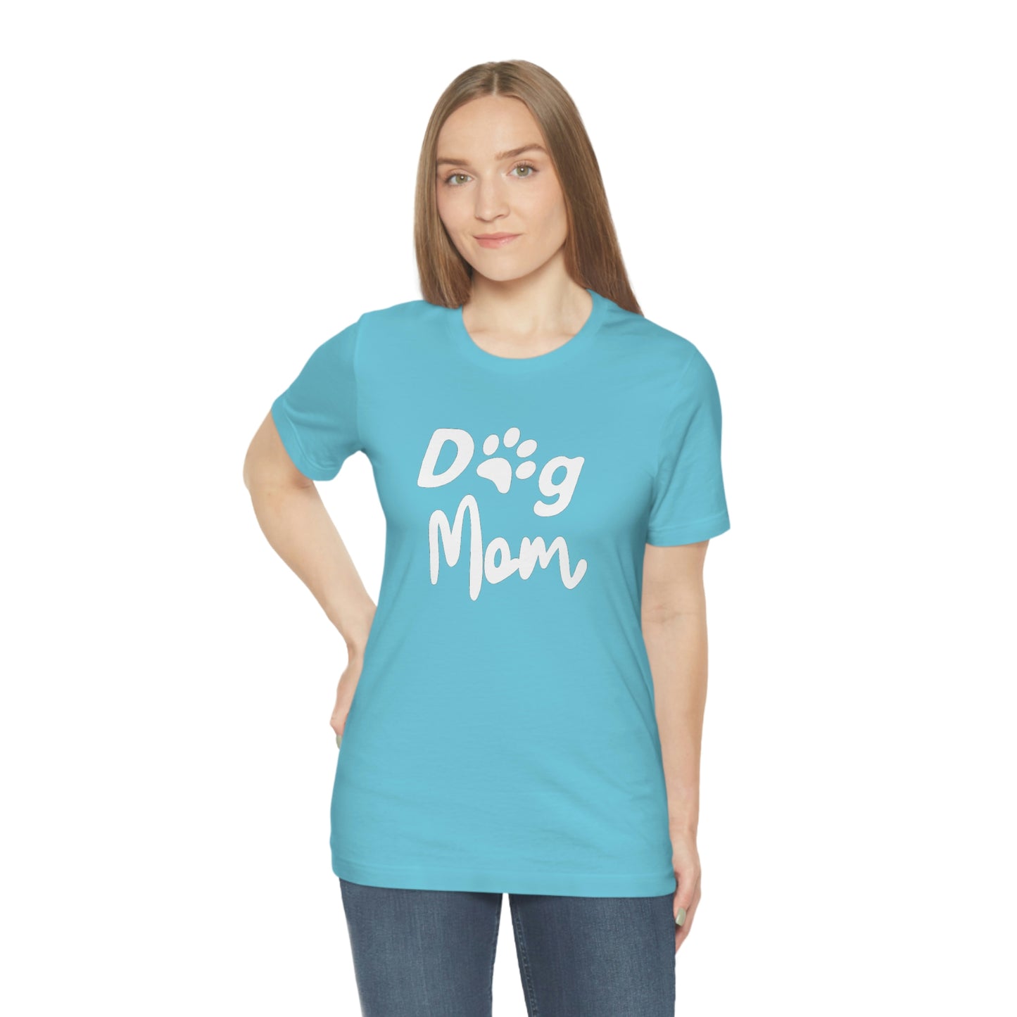 Dog Mom Unisex Jersey Short Sleeve Tee