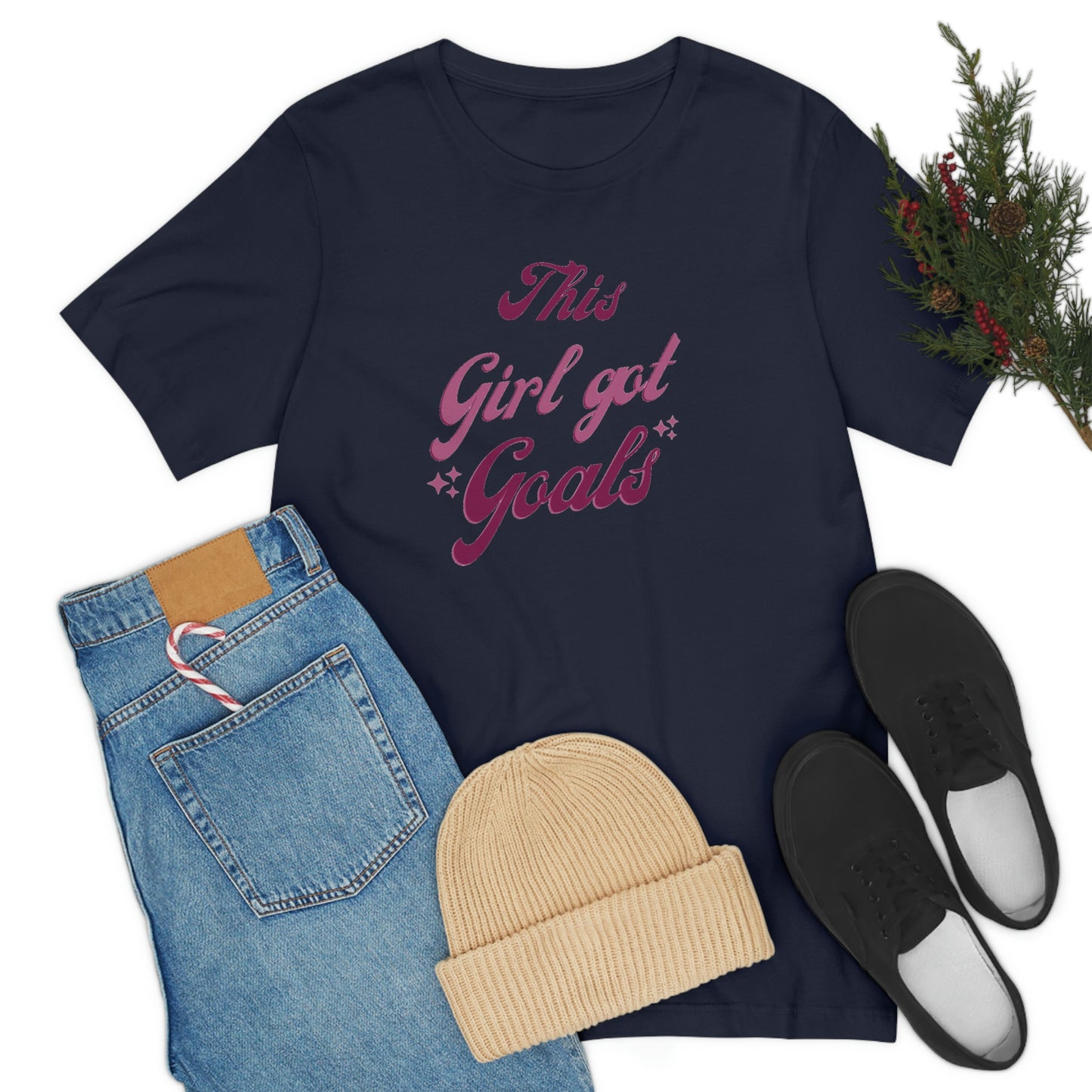 This Girl Got Goals Unisex Jersey Short Sleeve Tee