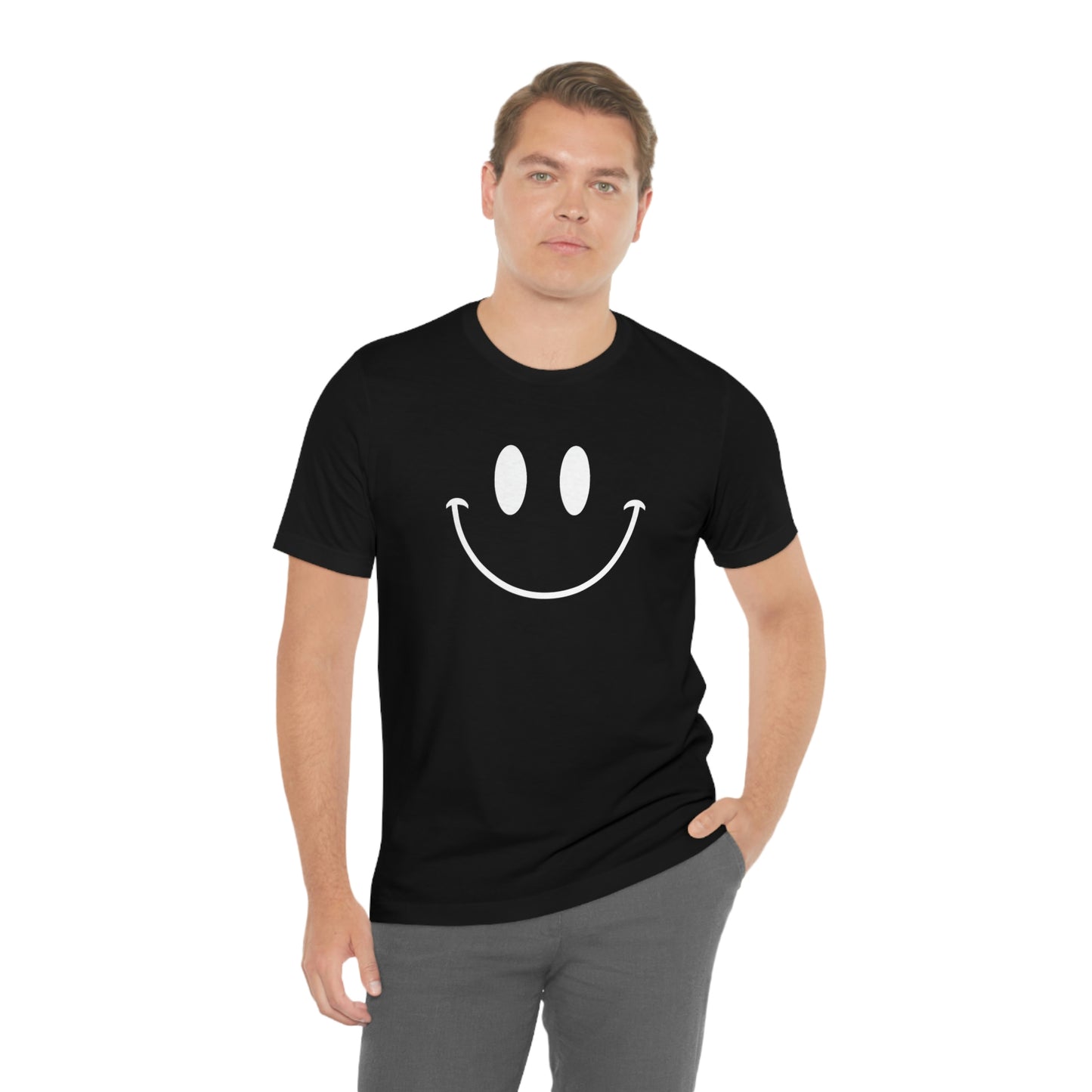 Smiley Face Unisex Jersey Short Sleeve Tee