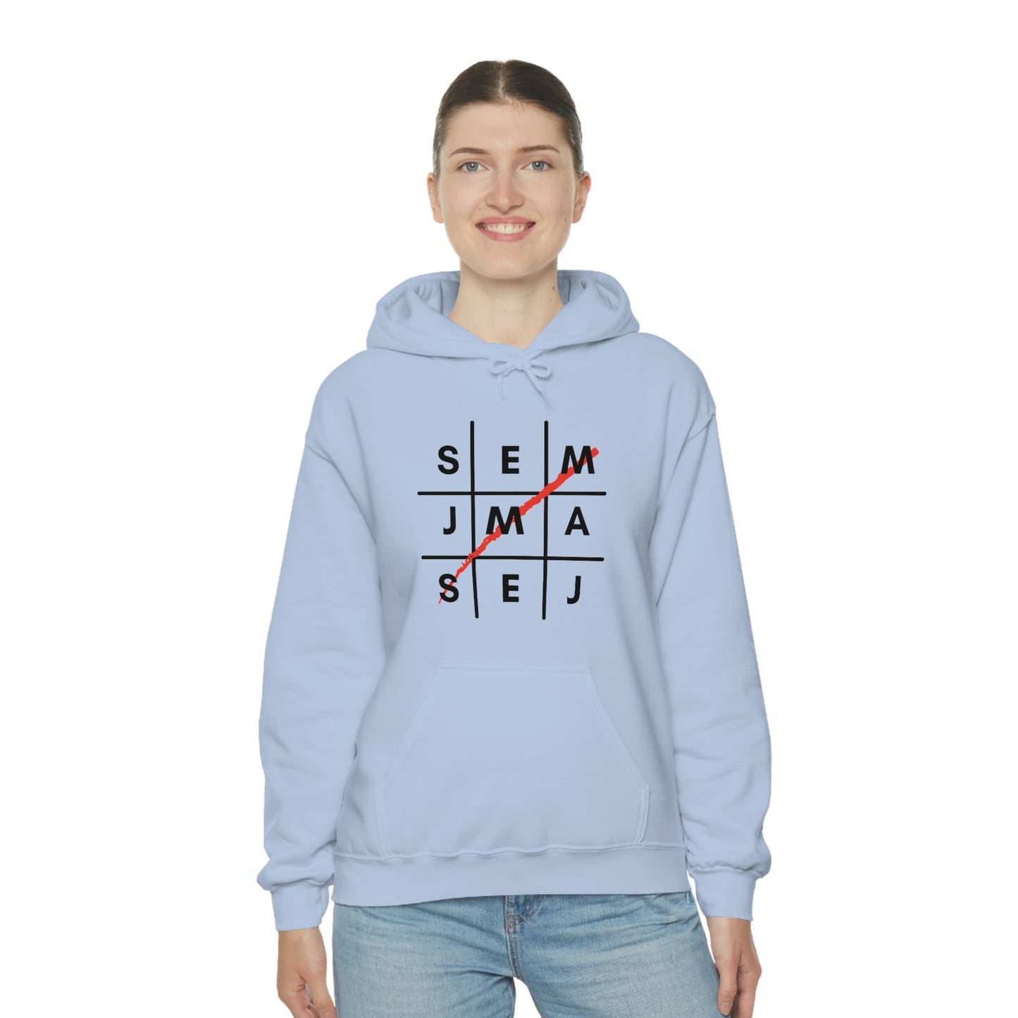 Semaj James Tic Tac Toe Unisex Heavy Blend™ Hooded Sweatshirt