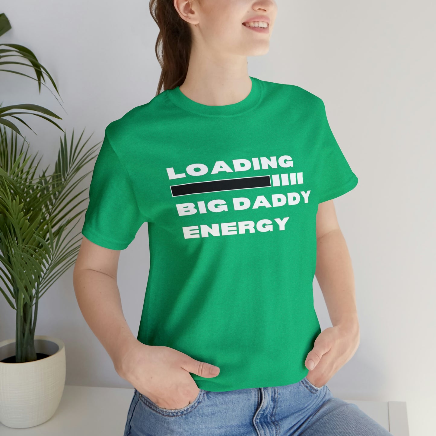 Loading Big Daddy Energy Unisex Jersey Short Sleeve Tee