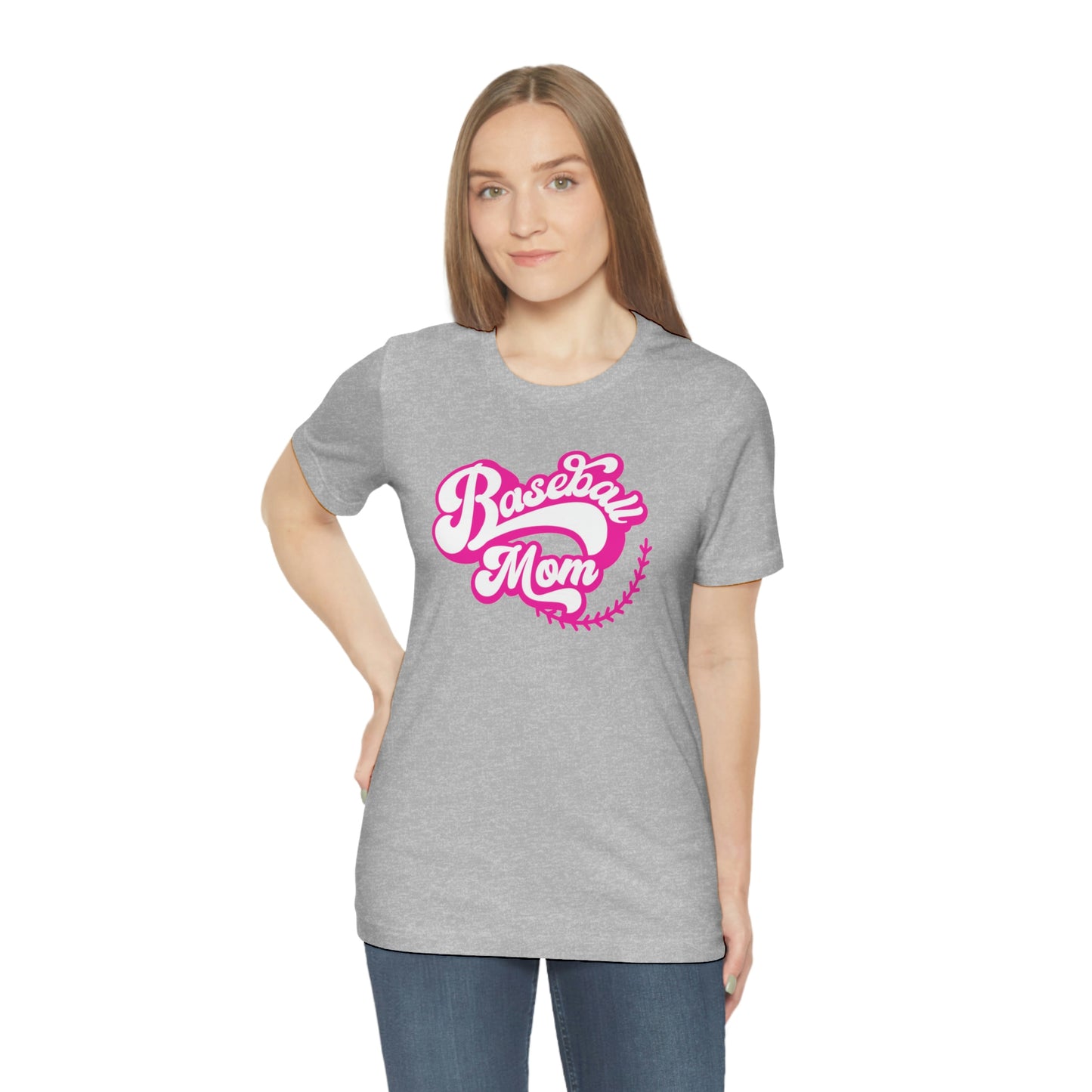 Baseball Mom Unisex Jersey Short Sleeve Tee