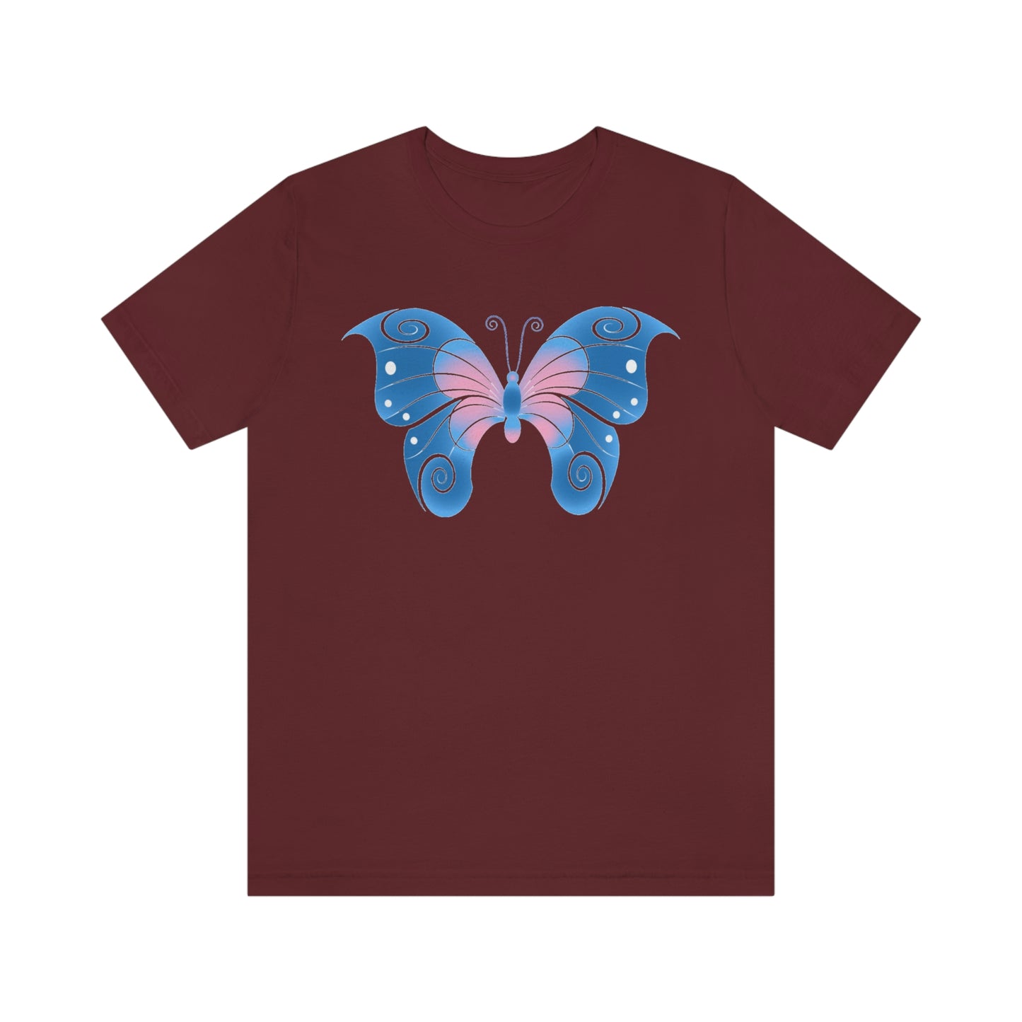 Butterfly Blue Unisex Jersey Short Sleeve Tee