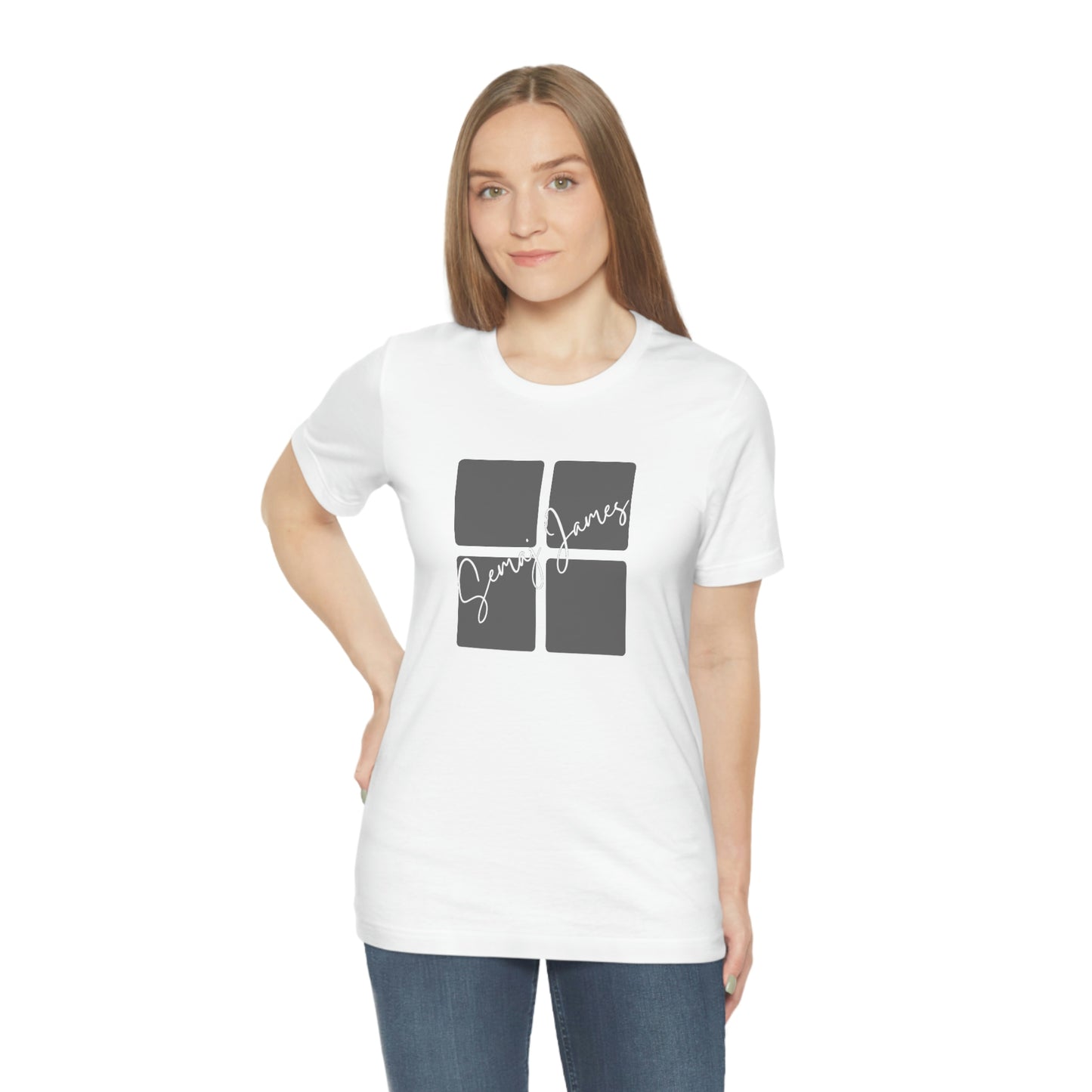 Broken Square Semaj James Unisex Short Sleeve Tee