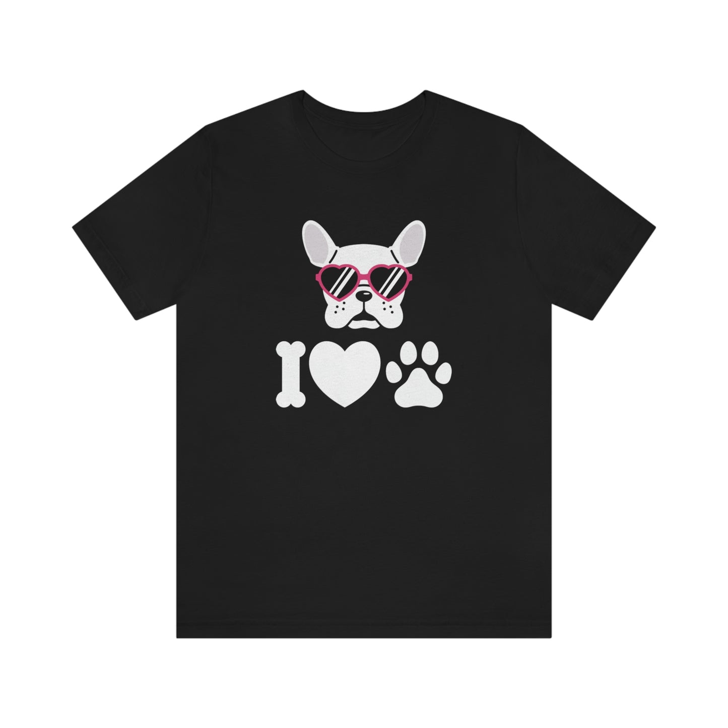 I Love Puppy Love Unisex Jersey Short Sleeve Tee