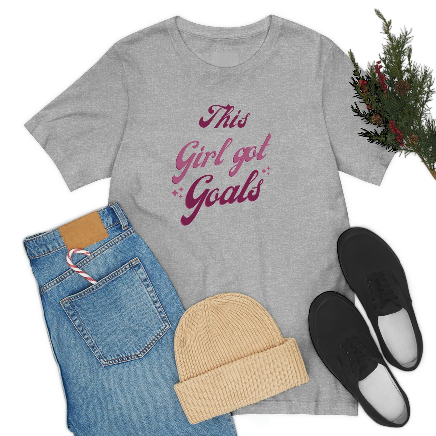 This Girl Got Goals Unisex Jersey Short Sleeve Tee